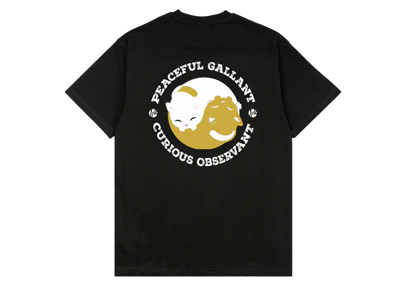 A Gold Series White Cat Tee